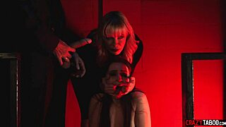 Teen publicly humiliated by big tits MILF and her husband