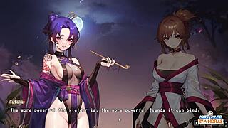 ep22 bdsm sex with manari - half-demon shinobi feels intense pleasure