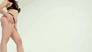 Lingerie slut rides big cock with ass bouncing in high definition