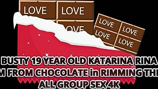 Matt Bird Fucks Katarina Rinas Wet Cunt With His Monster Cock. She Rides Him In Doggystyle And Missionary Positions