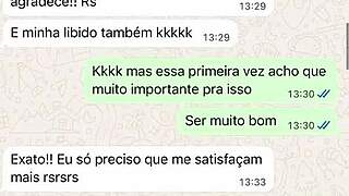 Casada Novata Shares First Cuckold Experience with Big Cock Doggystyle