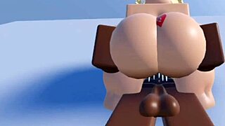 rubia calenturienta no espera por probar mi polla negra roblox