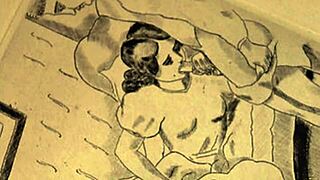 vintage erotic art collection