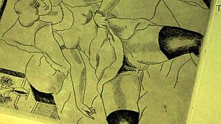 vintage erotic art collection