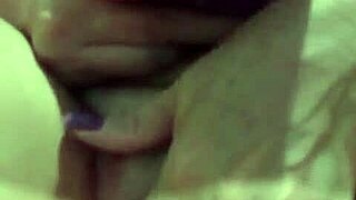 Naughty Old Woman Masturbating Passionately!