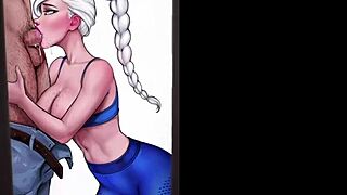 Elsa Fucked By Monster Cock The Frozen