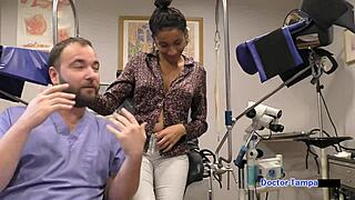 Dr tampa performs the entrance physical on miss mars at tampa university backstage