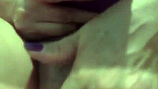 Naughty Old Woman Masturbating Passionately!