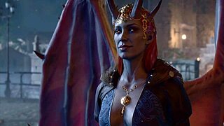 Baldurs Gate 3 naakte playthrough Mizora seks scène geen mods