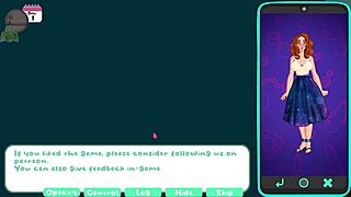 lets play paradise island part 1 - she blow him in the middle of the orchard