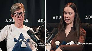 Hazel moore and bree mills discuss daily anal routines in casting interview