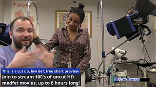 Dr tampa performs the entrance physical on miss mars at tampa university backstage