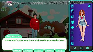 lets play paradise island part 1 - she blow him in the middle of the orchard