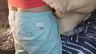 Dildo Play With My 18 Year Old Stepdaughter While My Wife Is At The Spa For Homemade Reality Session