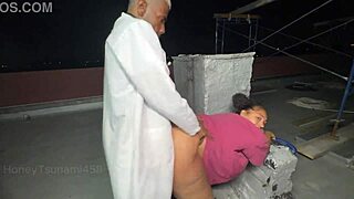 sexy latina nurse bumps into doctor, gets prescribed bbc