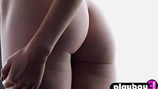 Petite babe yana west exposes her hot body in a sexy striptease.