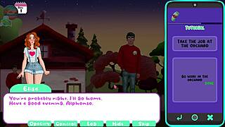 lets play paradise island part 1 - she blow him in the middle of the orchard