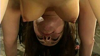 pierced lesbian gets ass whipped in bondage