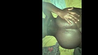 Sexy ebony dickrider pounded by jake d takes mouthful of cum!