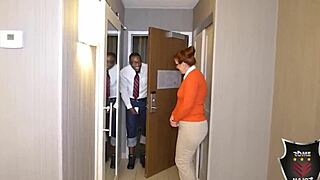 nerdy ginger reign enjoys anal facial banging