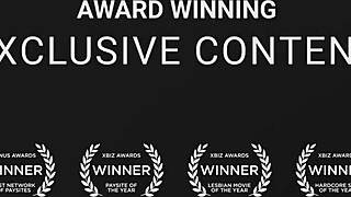 Angie Lynx pushes butthole to limit with huge cock