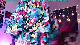 Hey, watch as Trickynymph streams her 2019 clear chair dildo session, part 1, where she fingers and licks her horny pussy on webcam.