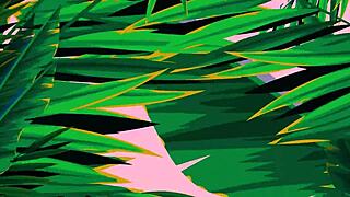 love heart print lingerie try on by hannahjames710