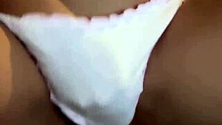 Petite Latina Teen Squirts Riding Giant Dildo to Intense Orgasm