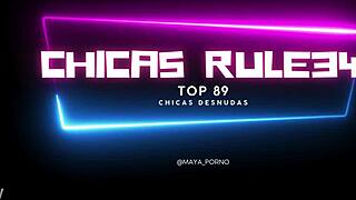 Cute Teen Lesbians Tease in Rule34 Images