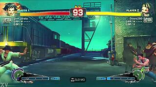 Young ninja engages in passionate fucking with karate student on the street