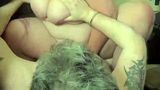 bbw housewife kandy kane gives deepthroat blowjob at home