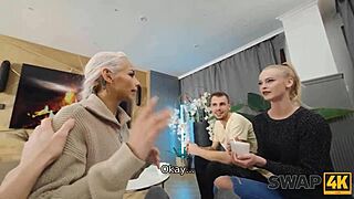 Swap4k a lovely forest hike ended up as a hard threesome with 2 girls and 1 cuckold