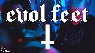 Foot Slave Training And Intense Tickling