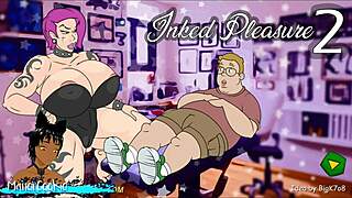 i love her dominating inked breasts