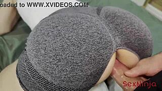 What happens when you're home alone with your bubble butt step-mom, ready for some taboo fucking?