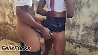 olosho house part with juicy ebony escorts in public quickie