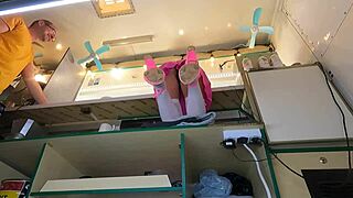 Hot 18 yo chick hidden camera upskirt at work