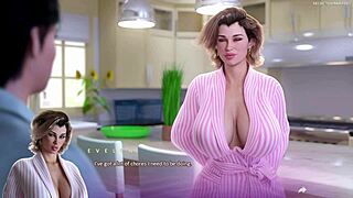 i feel so turned on playing apocalust by psychodelusional as this hot milf fingers her sexy stepmom's hairy pussy while the busty stepmom plays with her wet pussy