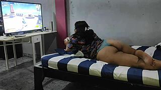 Hidden Camera Exposes Wife's Cheating - Husband Discovers Her Slutty Side