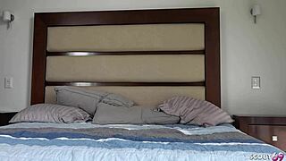 Small Tits Teen 18+ Candice with Slim Body Seduces to No Condom Old Young 18+ Cheating Fuck at Hotel Date