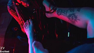 Foot Slave Training And Intense Tickling