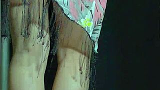 college babes in soapy shower, big asses bouncing with bubbles 😍