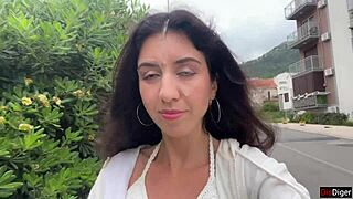 Wife Gets Passionately Fucked And Gets Cum On Face For Public Cumwalk