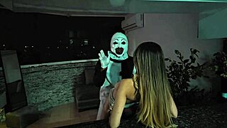 Costumed Terrifier fucks Natalia Alvarado