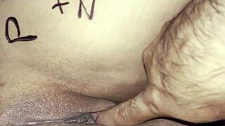 Frida latina housewife fingers her tight pussy in exhibitionist display