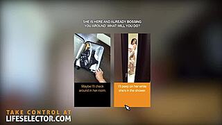 Busty stepmom Luna Roulette offers pussy