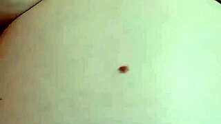 Pulling on those big natural tits