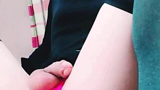 i'm linda, a hot young ladyboy getting my ass penetrated and masturbating