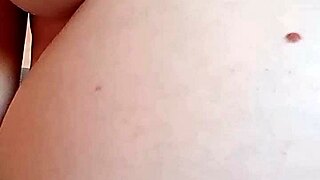 Pulling on those big natural tits