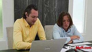 Threesome to even the score with that insufferable milf boss 😏